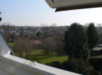 Blick aus dem Wohnzimmer