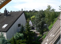 Blick aus dem Schlafzimmer